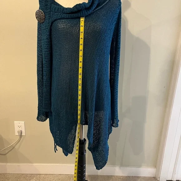Belamie womens teal tunic size large - Picture 10 of 15